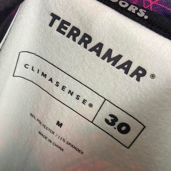 Terramar Purple Galaxy Merino Below Zero Half Zip Climasense 3.0 size Medium - Picture 9 of 16